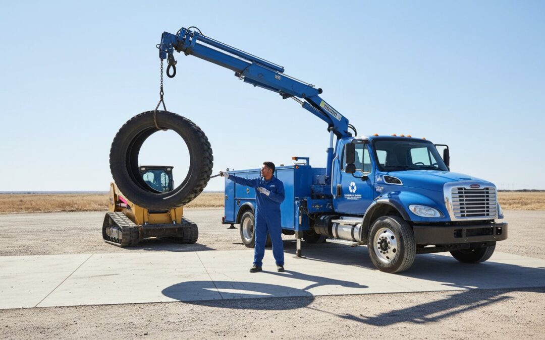 Skid Steer Track Removal in Lubbock: How to Change & Dispose of Scrap Tracks