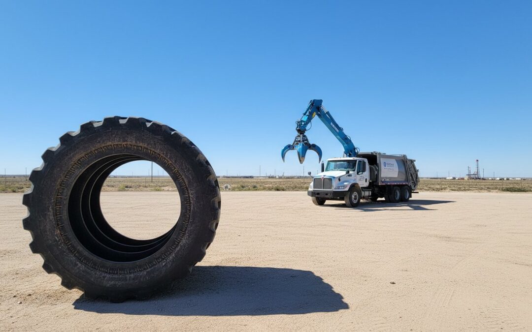 Heavy Equipment Rubber Track Disposal in Odessa, TX: The 2026 Guide