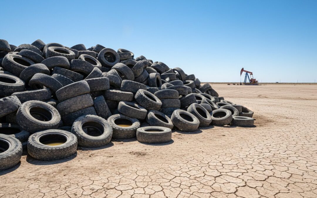 Tire Pile Environmental Risk: Why Scrap Rubber is a Hidden Hazard in West Texas