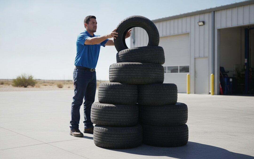 Scrap Tire Disposal for Auto Shops: A 2026 Guide to Compliance and Efficiency