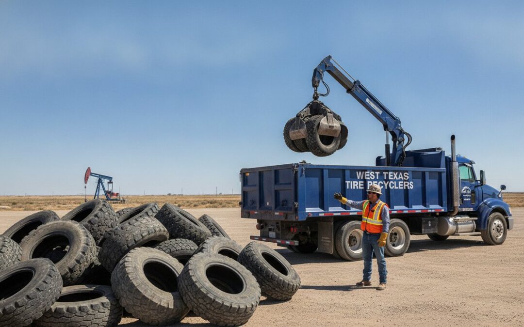 Local Tire Collection Service: Efficient Scrap Rubber Removal in West Texas
