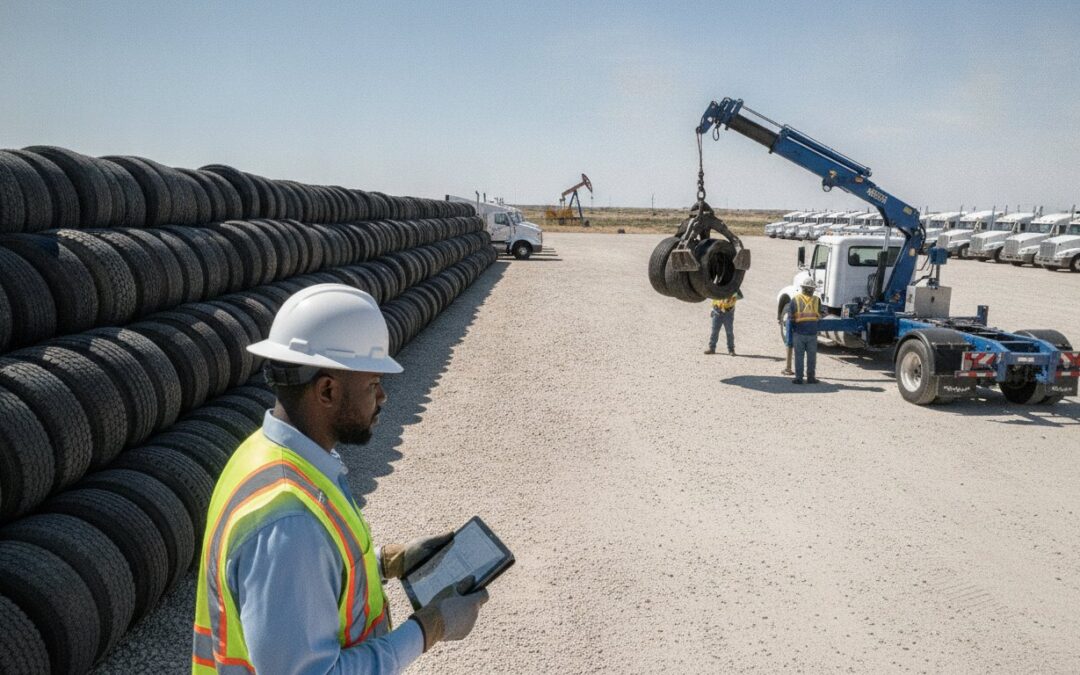 Semi-Truck Tire Disposal in Midland, TX: The 2026 Fleet Manager’s Guide